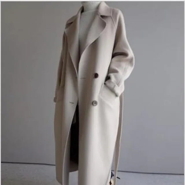 Wollene Herbst-/Winterjacke für Damen