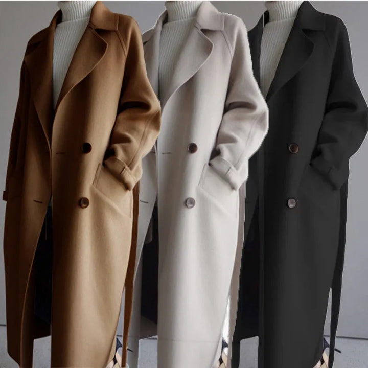 W&W Mode | Herbst-/Wintermantel Aus Wolle Für Damen