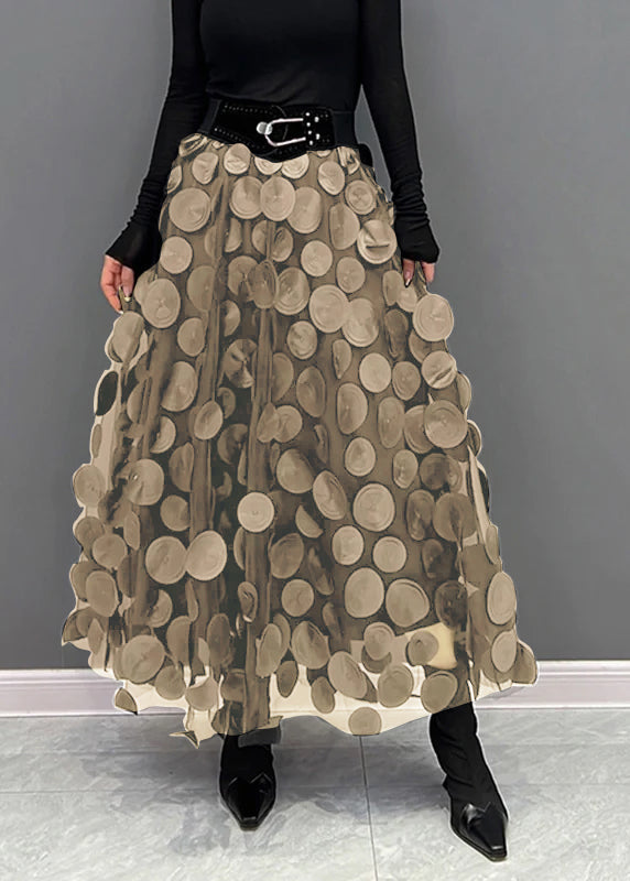 Damen Rock aus Baumwolle mit Punkte-Muster & Femininer Passform | W&W Mode