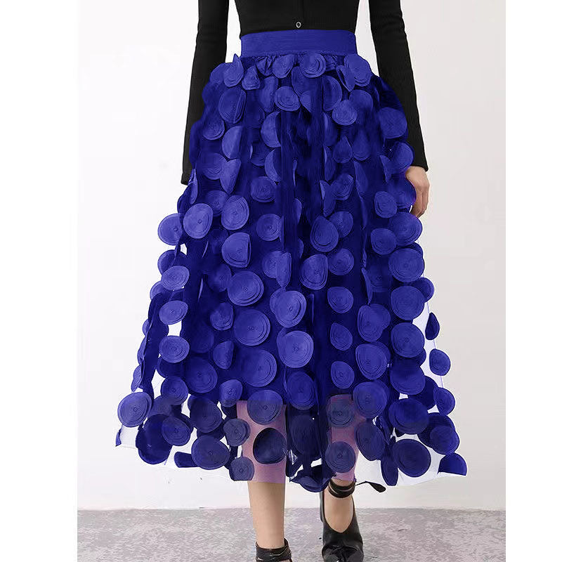 Damen Rock aus Baumwolle mit Punkte-Muster & Femininer Passform | W&W Mode