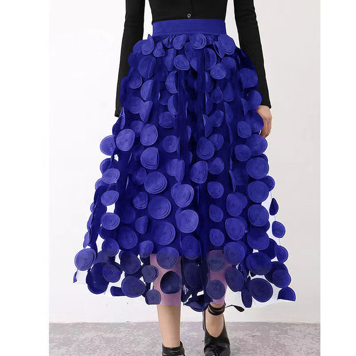 Damen Rock aus Baumwolle mit Punkte-Muster & Femininer Passform | W&W Mode