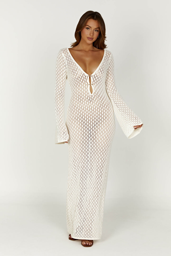 W&W Mode | Luftig Gestricktes Strandkleid