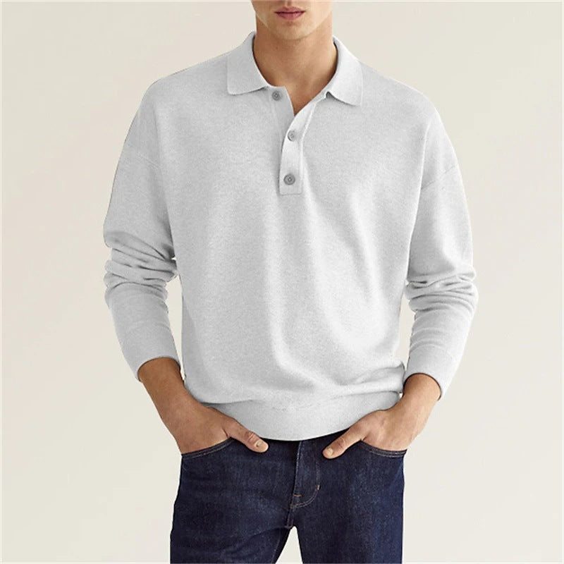W&W Mode | Stilvolles Lässiges Langarm-Poloshirt