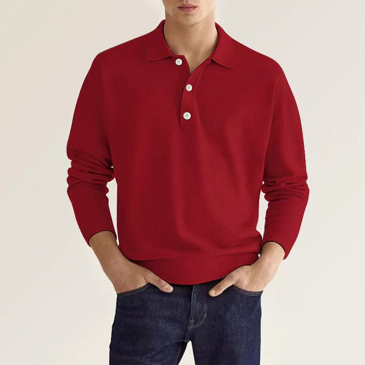 W&W Mode | Stilvolles Lässiges Langarm-Poloshirt