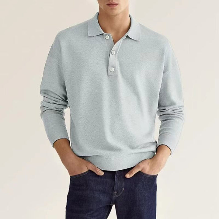 W&W Mode | Stilvolles Lässiges Langarm-Poloshirt