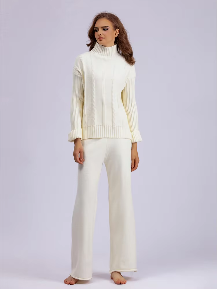 W&W Mode | Modernes, Elegantes Strick-Zweiteiler-Set