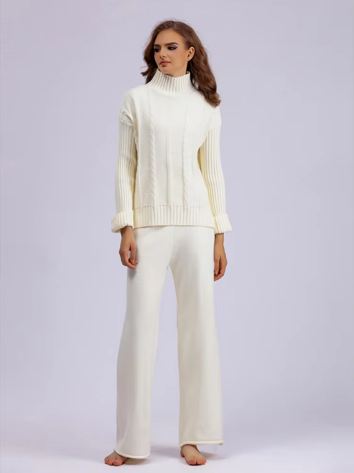 W&W Mode | Modernes, Elegantes Strick-Zweiteiler-Set