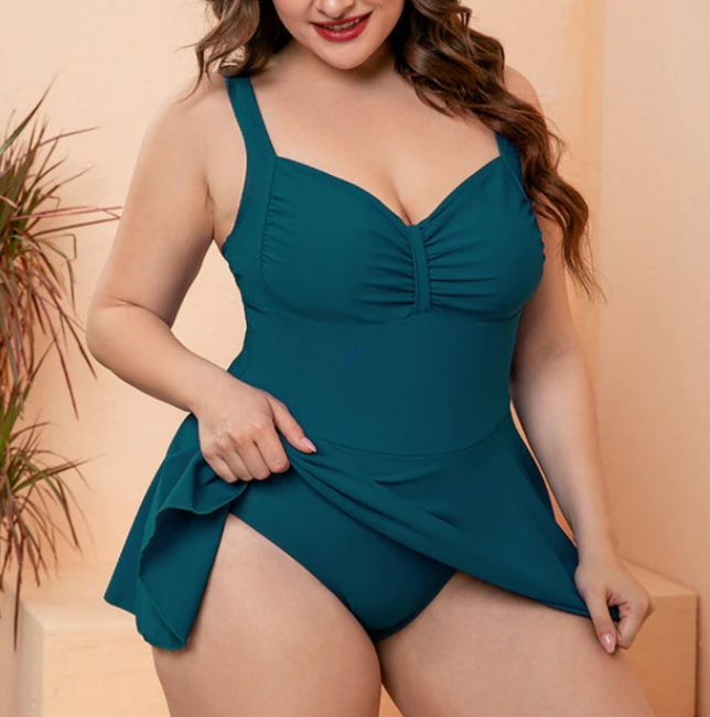 W&W Mode Badekleid in Übergröße