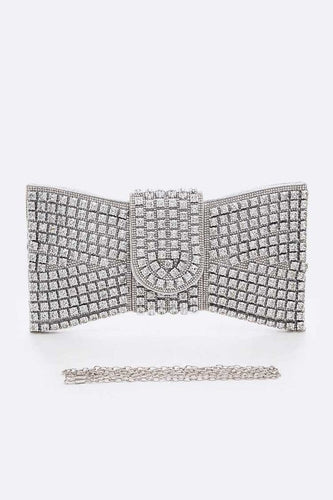 W&W Mode | Rhinestone Fliegenknoten Ikonische Clutch Tasche