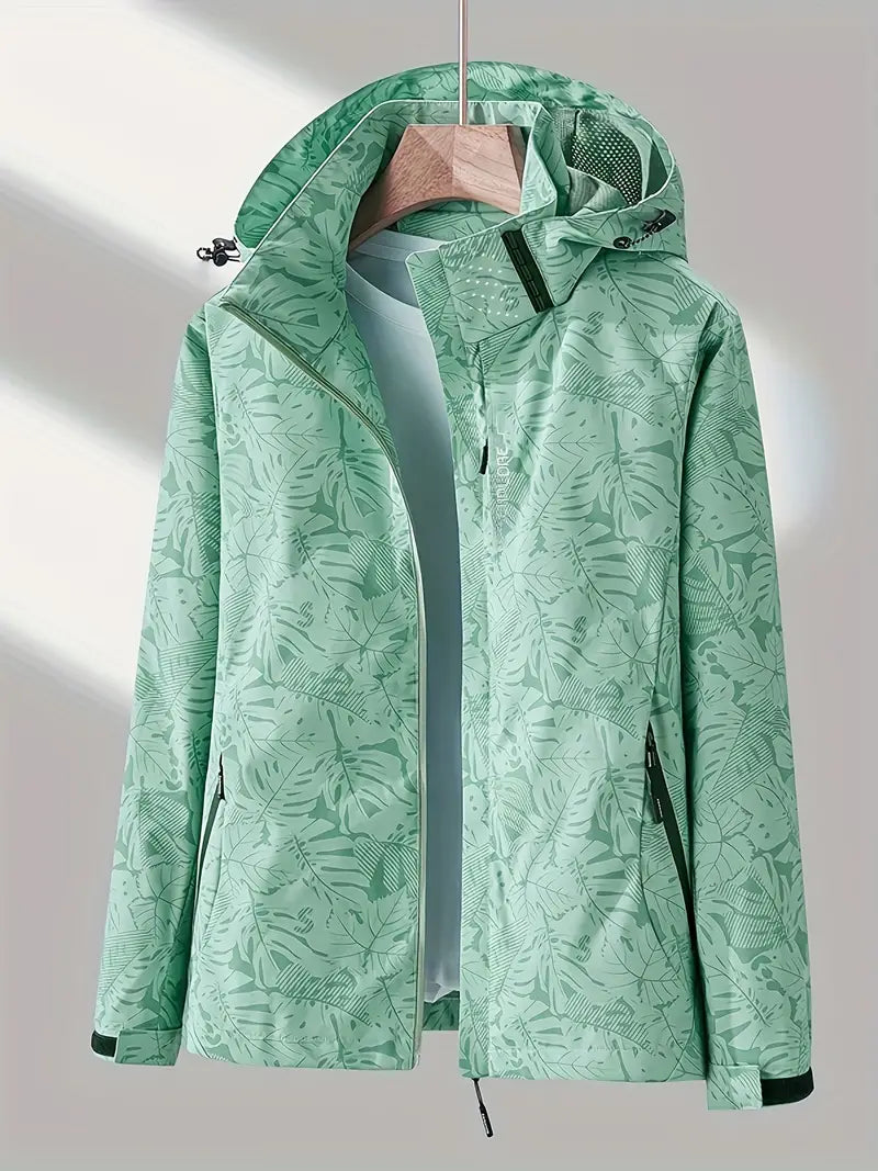 W&W Mode | Damen Outdoor-Jacke wind- und regenfest mit abnehmbarer Kapuze | Ideal für abenteuerliche Tage