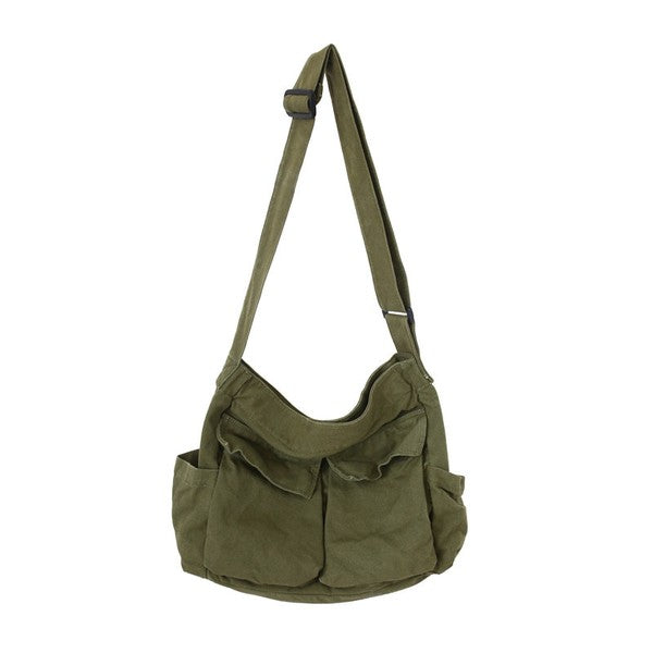 W&W Mode | Nova Übergröße Canvas Messenger Bag