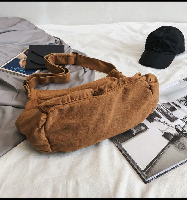 W&W Mode | Nova Übergröße Canvas Messenger Bag