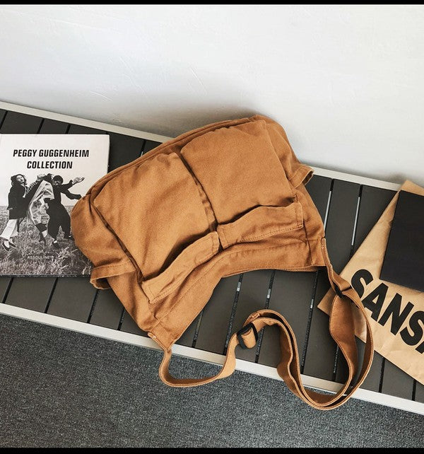 W&W Mode | Nova Übergröße Canvas Messenger Bag