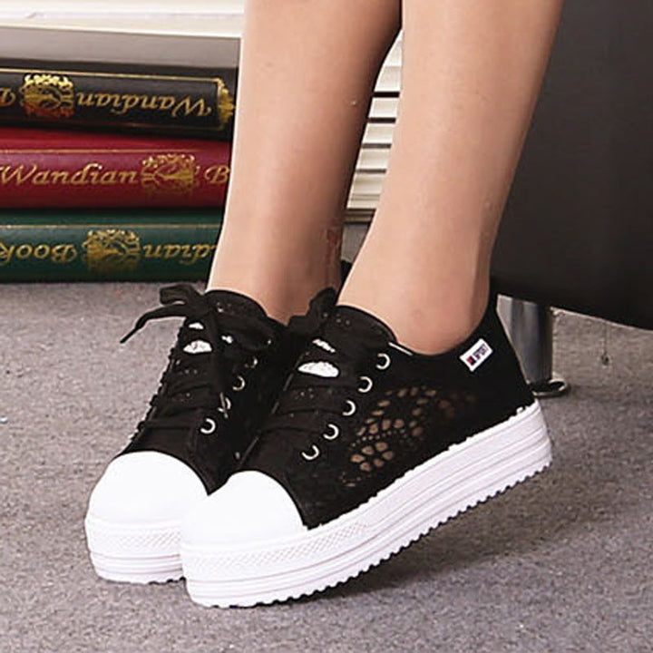 W&W Mode | Damen Canvas Schuhe Look