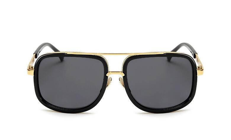 W&W Mode | Luxus Herren Sonnenbrille Mit Quadratischem Rahmen