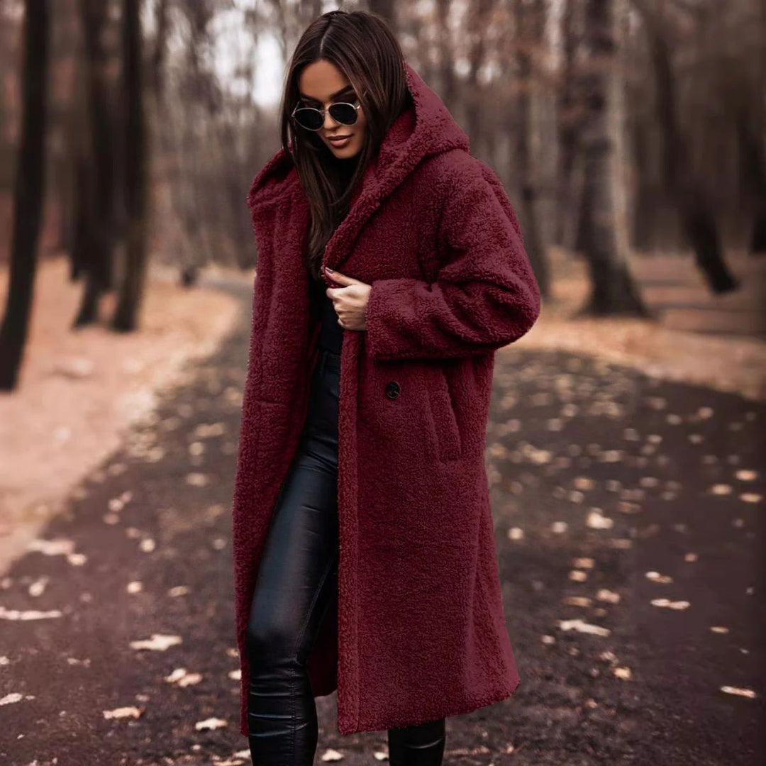 W&W Mode | Plüsch Herbstmantel für Damen