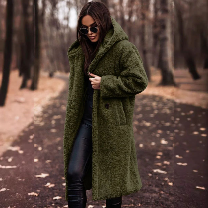 W&W Mode | Plüsch Herbstmantel für Damen