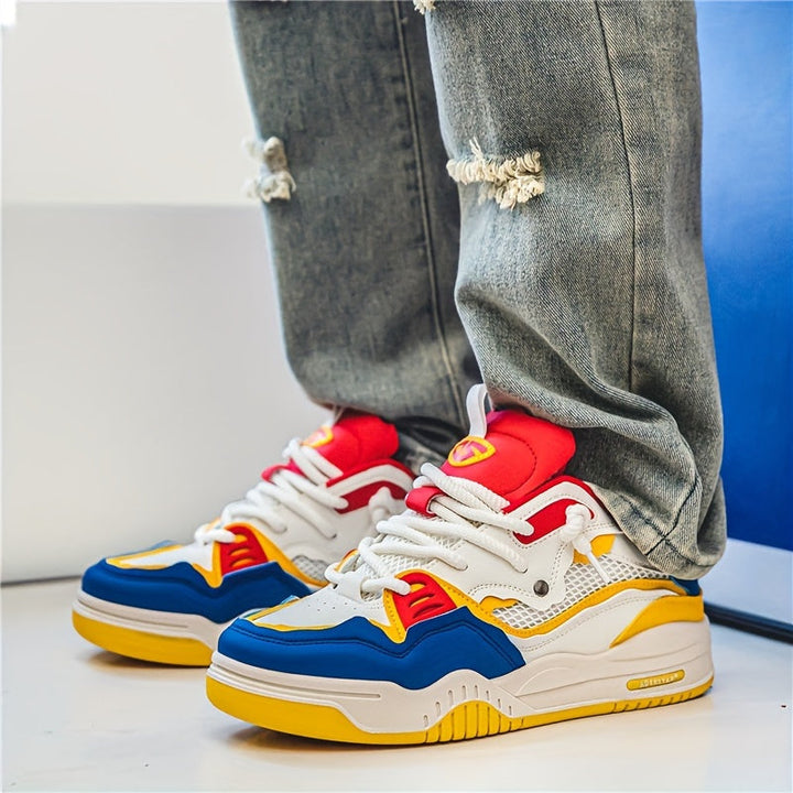 W&W Mode | Herren Stilvolle Schnür Skate Sneaker mit