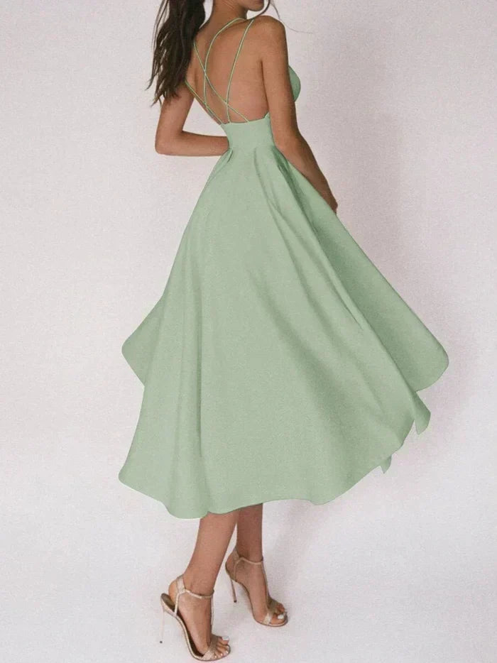W&W Mode | Kleid mit V-Ausschnitt für Damen