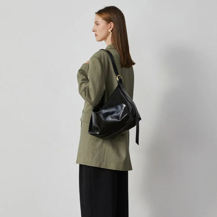 W&W Mode | Vegane Leder Schultertasche für Damen - Stilvolle und nachhaltige Handtasche
