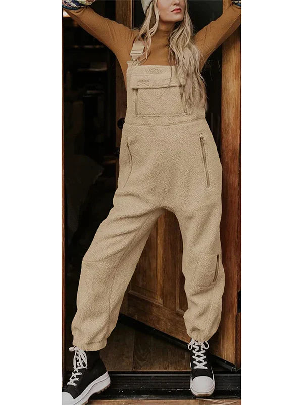 W&W Mode | Thermo-Overall aus Fleece mit Reißverschlusstaschen für Frauen