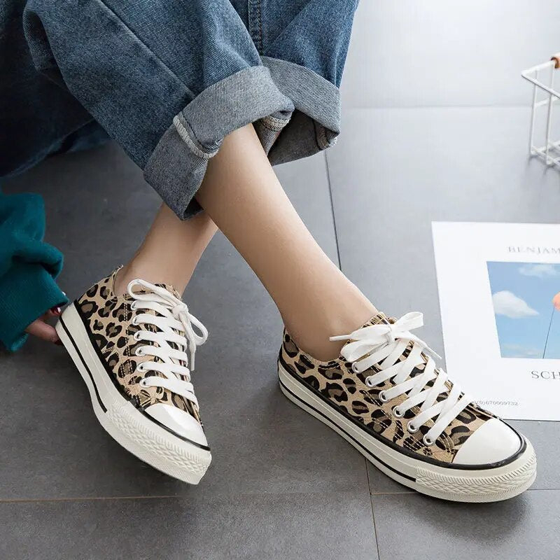 W&W Mode | Leopard Turnschuhe