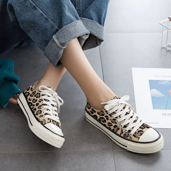 W&W Mode | Leopard Turnschuhe