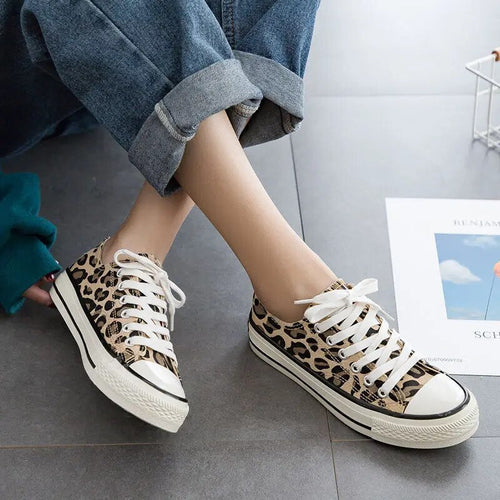 W&W Mode | Leopard Turnschuhe