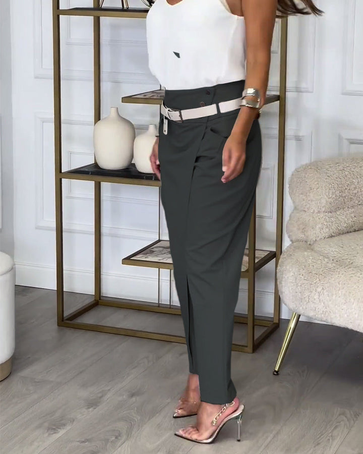 W&W Mode | Patchwork Hose Mit Gürtel
