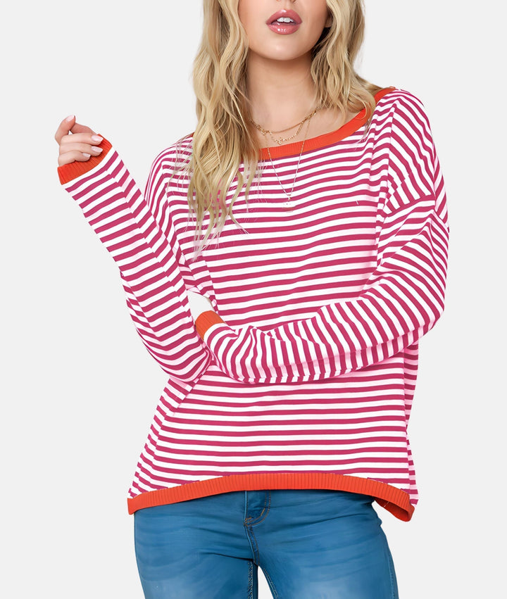 W&W Mode | Gestreifter Pullover