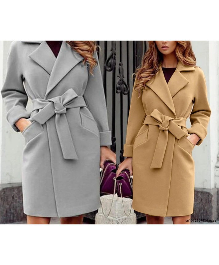 W&W Mode | Stylischer Trenchcoat mit Gürtel