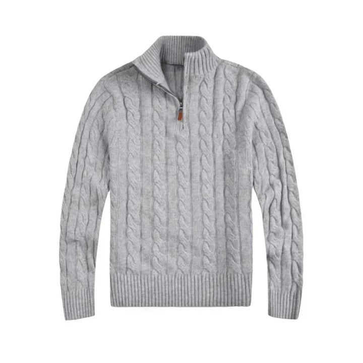 W&W Mode | Trendy Strickjacke Mit Reißverschluss