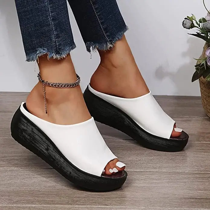 W&W Mode | Damen Hausschuhe mit Ledersohle