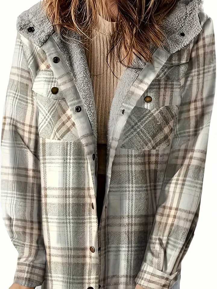W&W Mode | Warme Jacke Mit Kapuze Und Reißverschluss