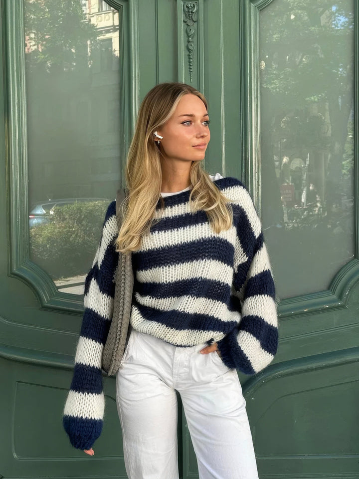 W&W Mode | Gestreifter Pullover