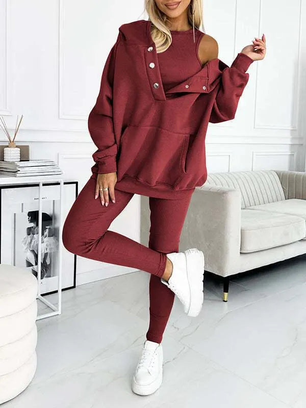 W&W Mode | Damen-Set mit Kapuze und Hose