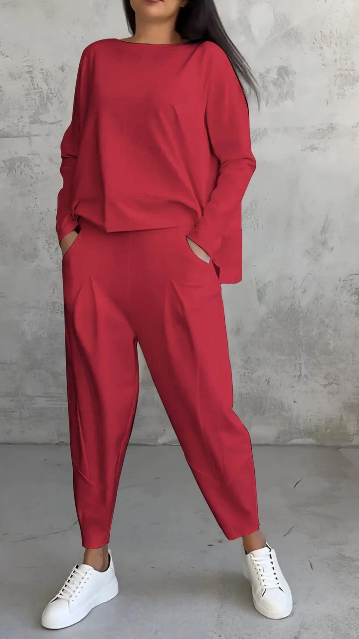 W&W Mode | Hosenanzug Mit Langen Ärmeln Für Frauen, Unregelmäßiges Design