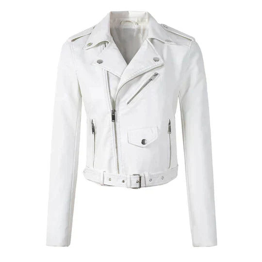 W&W Mode | Elegante Premium Lederjacke für Damen | Luxus und Stil