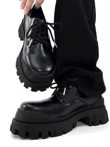 W&W Mode | Moderne Lederschuhe Mit Dicker Sohle