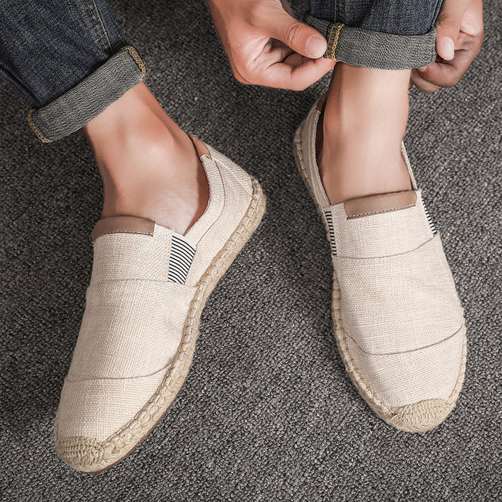 W&W Mode | Stilvolle Leichte Canvas Loafer Für Herren