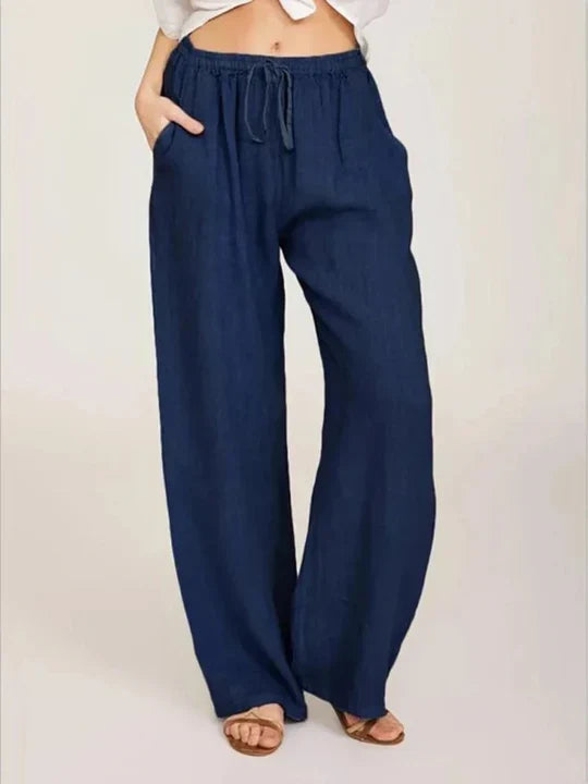 W&W Mode | Baumwoll Leinen Hose