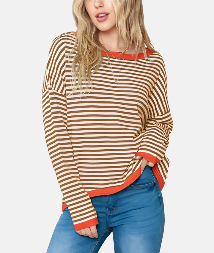 W&W Mode | Gestreifter Pullover