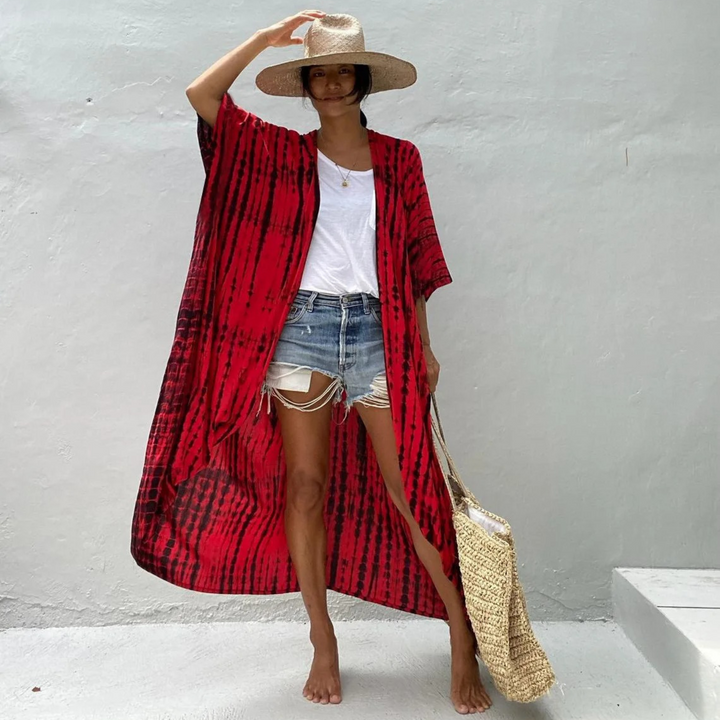 W&W Mode | Sommer Print Kimono Für Damen