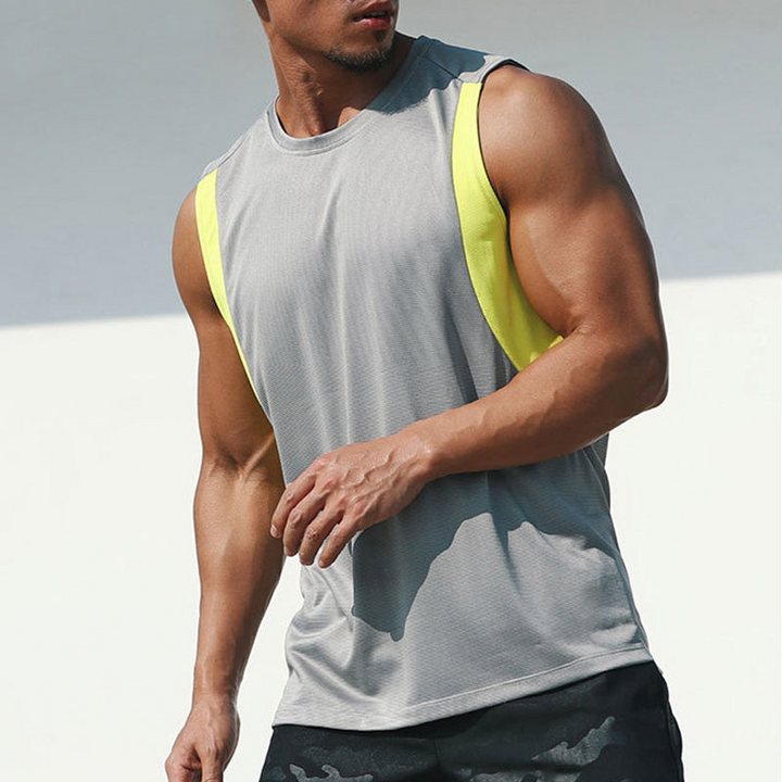 W&W Mode | Sport T-Shirt für Herren ärmellos im Freizeitschnitt