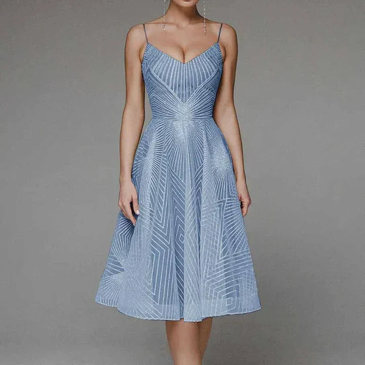 W&W Mode | Damen Besticktes Luxuskleid