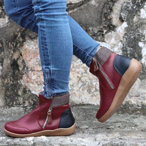W&W Mode | Premium Wasserdichte Orthopädische Stiefel