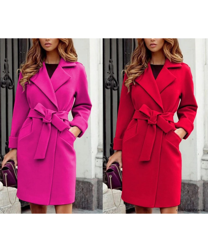W&W Mode | Stylischer Trenchcoat mit Gürtel