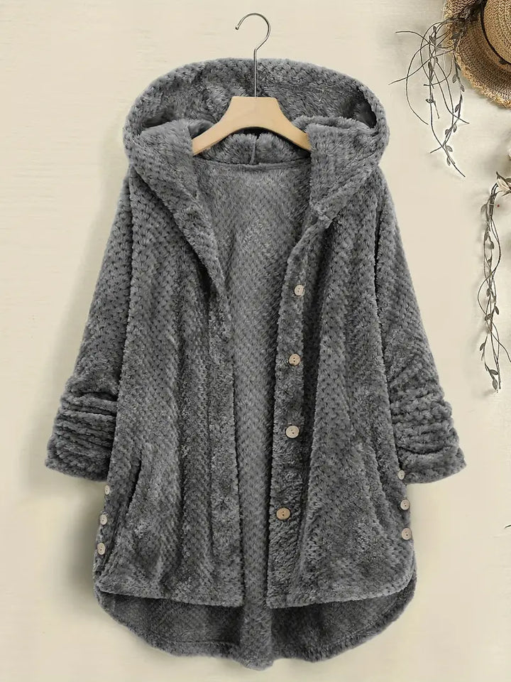 W&W Mode | Gefütterte Damenjacke mit Knöpfen - Stilvolle Jacke für kalte Tage