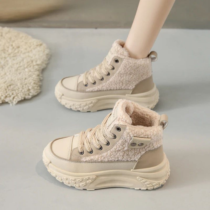 W&W Mode – Wasserdichte Plüsch-Stiefeletten