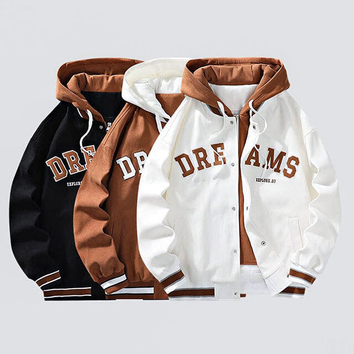 W&W Mode | Kapuzenjacke mit Buchstaben-Print